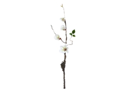 Laxiscreed Planta Artificial De Magnolia Branca Com Ramos Para Decoração De Interiores