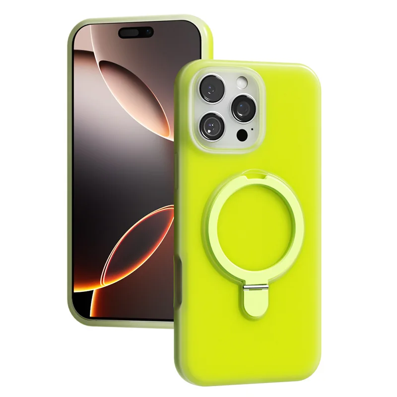 (iphone 17 Pro, Verde) Anel Magnético De Silicone Líquido Para Capa Magsafe Do Iphone