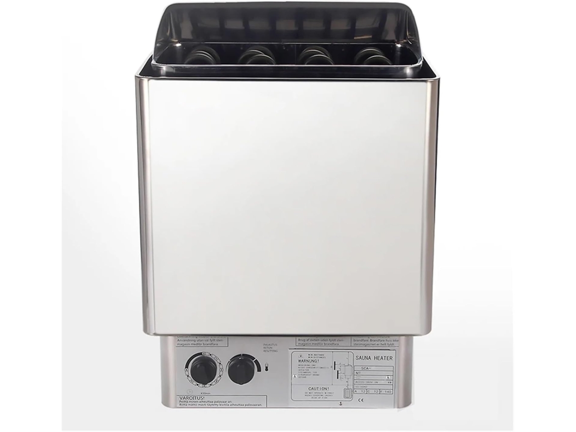 Gerador SFUSHOS de vapor 9 kW, sauna, fogão, chuveiro, inox, 3 kW