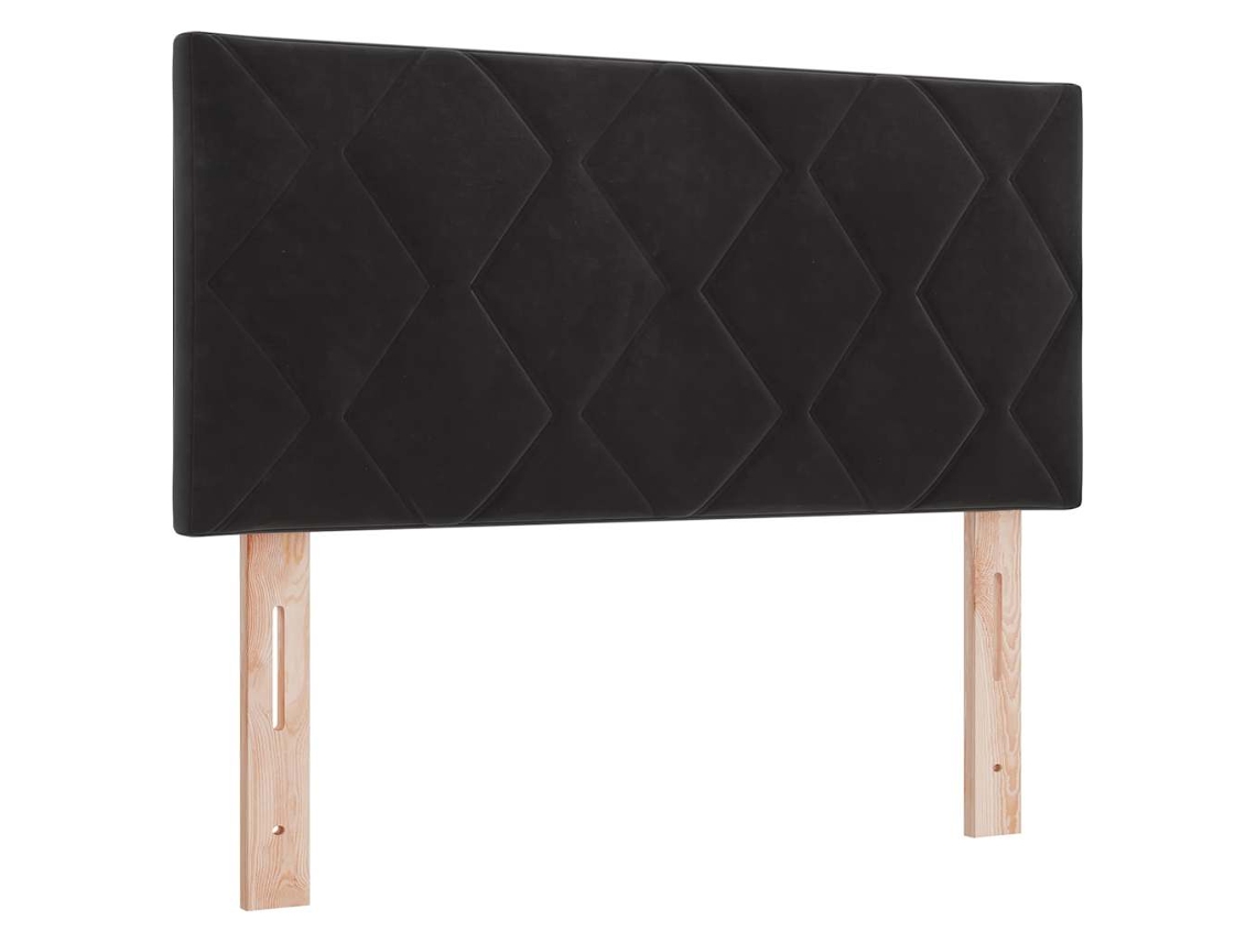 Cabeceira com Tiara Preta 90 Cm Veludo MAISON EXCLUSIVE