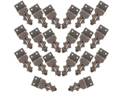 Mikinona Conjunto De 20-fechos Retrô Para Caixas Madeira Com Parafusos, Fecho Decorativo Em Metal Bronze Antigo Para