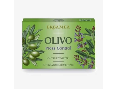 Suplemento Alimentar ERBAMEA Olivo Press Control (36 cápsulas vegetais de 1g)