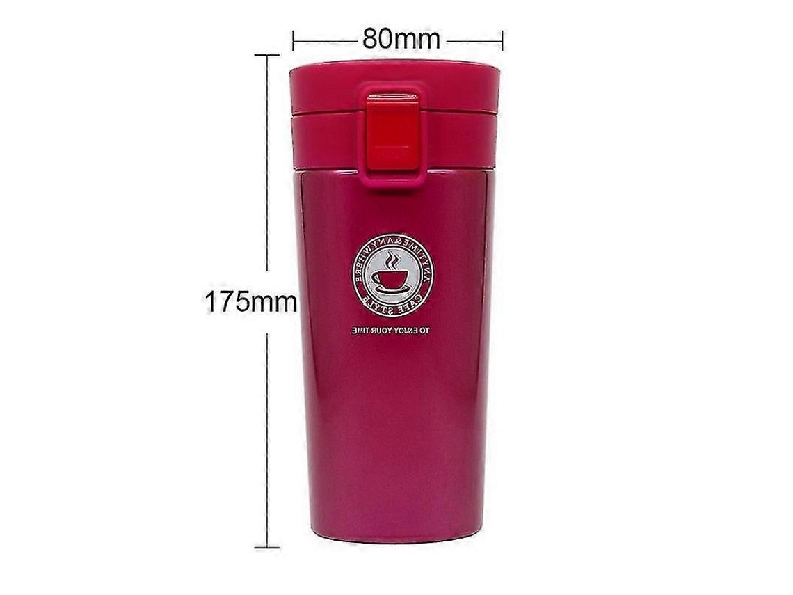 Caneca Térmica De Aço Inoxidável 304, 380ml, Parede Dupla, À Prova De Vazamentos, Ideal Para Viagens Ou Como Presente.