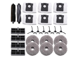 Kit De Acessórios Para Aspirador Robô Dreame X30/x30pro: Escova Rotativa, Escova Lateral, Filtro, Esfregão E Saco Para Pó._glo