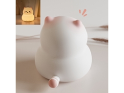 Luz Noturna de Silicone com Led e Sensor de Toque MDUG (gatinho)