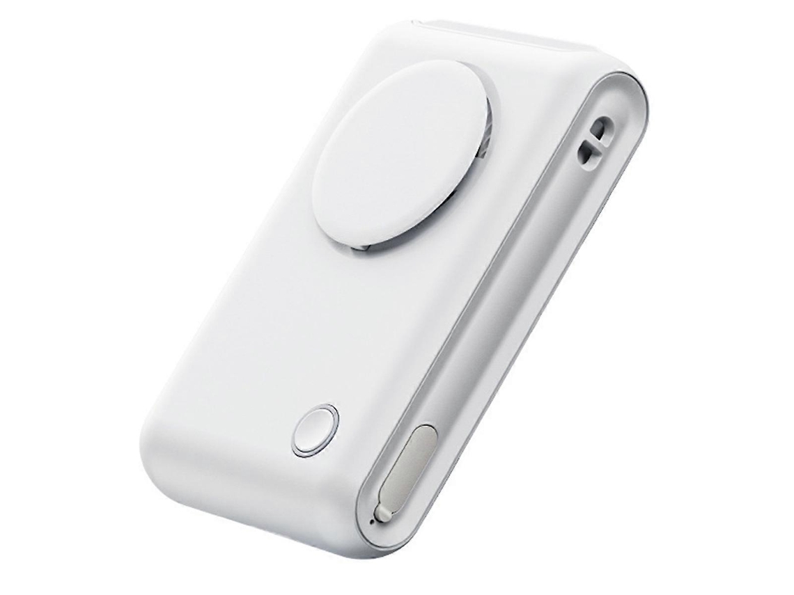 Ventilador Portátil Recarregável Com Clipe De Cintura E Design Para Pendurar No Pescoço, A White29 Slowmoose