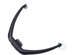 Sofá Unomor Ajustável De Plástico Com Braços Duplos E Encosto Cabeça, Dobradiças Reforçadas, Preto, Modelo Connector