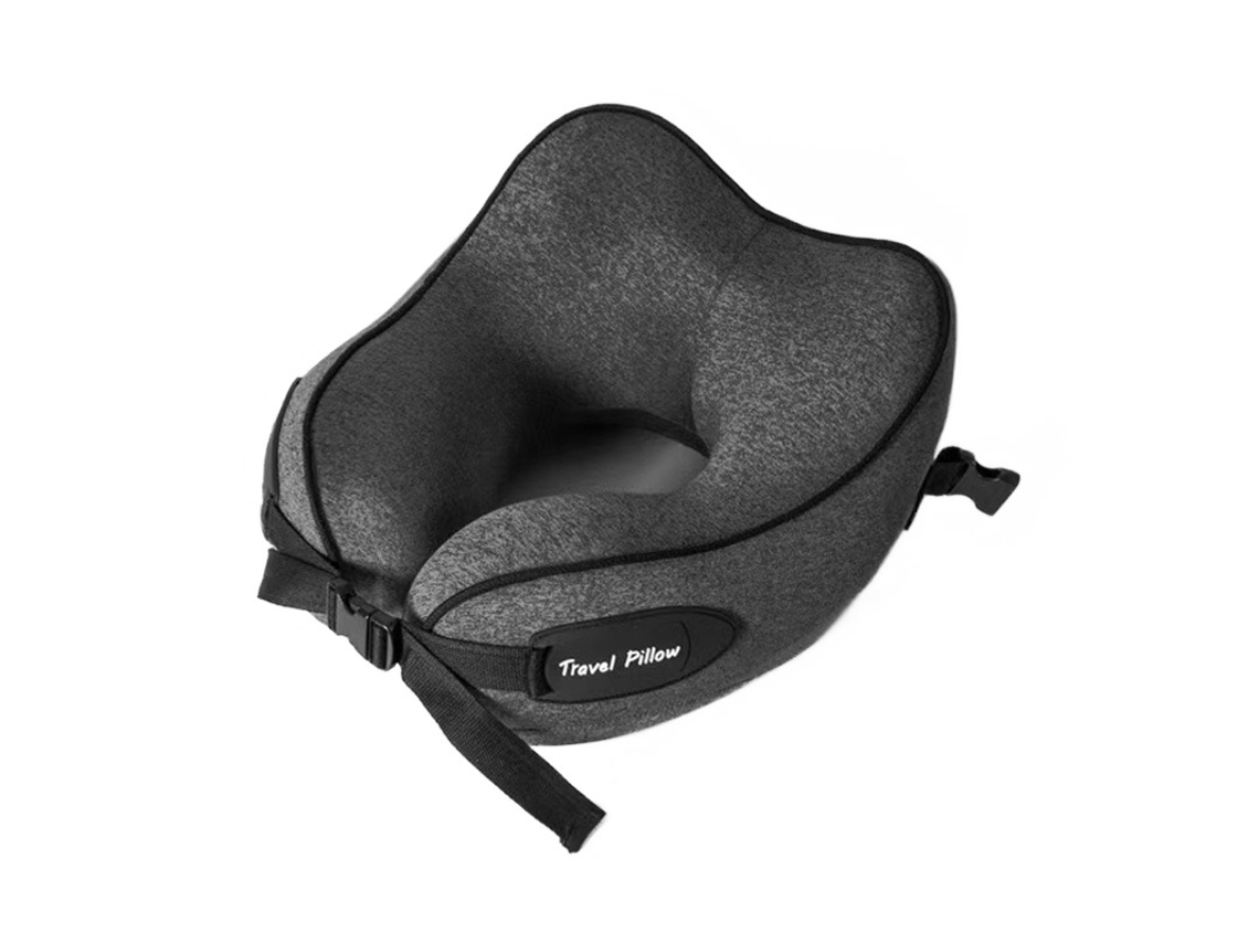 Lurelia Encosto De Cabeça Para Carro Em Espuma Viscoelástica, Conforto Cervical, Preto, Ref. L0955