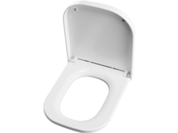 Wc-bril Vierkant - Softclose Quick-release - Antibacterieel Duroplast - 427x350 Mm