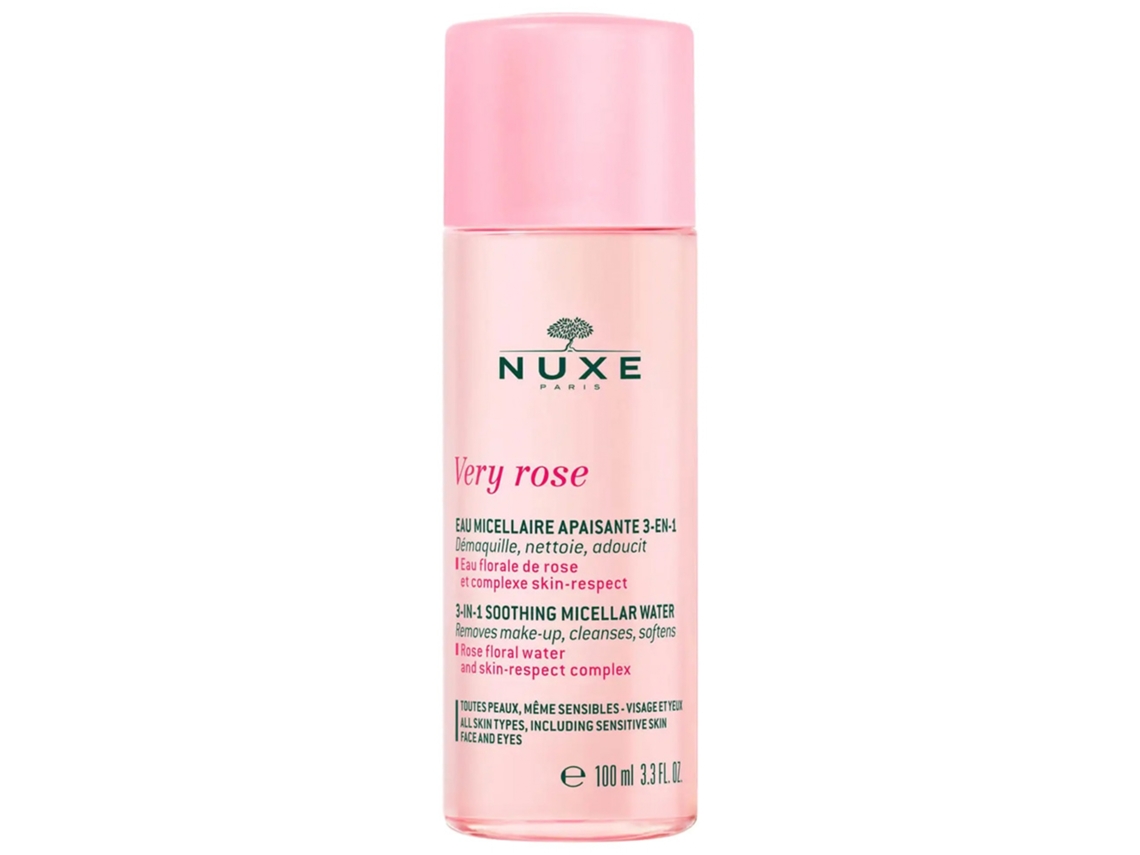 Very Rose Eau Micellaire Apaisante 3 em 1 100 ml NUXE
