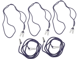 Conjunto De 5 Cordões Ajustáveis De Nylon Para Luvas De Inverno, Meninos E Meninas, Com Clipes Anti- Perda