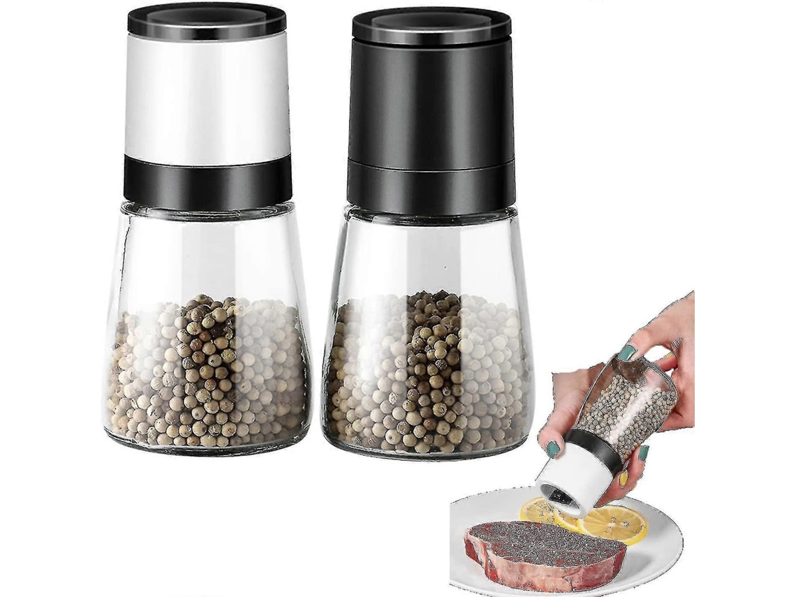 Conjunto De 2 Moinhos De Sal E Pimenta Para Especiarias Aquaforge