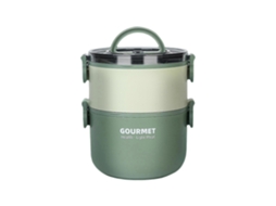 Garrafa Térmica Para Alimentos, Isolada Para Sopa, Recipiente De Aço Inoxidável, Lancheira Bento, Viagens E Camping, 1000ml, Verde, 1000ml