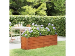 Vidaxl Canteiro De Jardim 160x40x45 Cm Aço Corten Cor Enferrujado