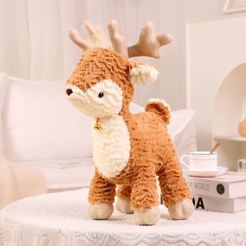 (rena De 30 Cm) Lindo Brinquedo De Pelúcia De Árvore De Natal E Rena, Brinquedo De Planta De Pelúcia Macio