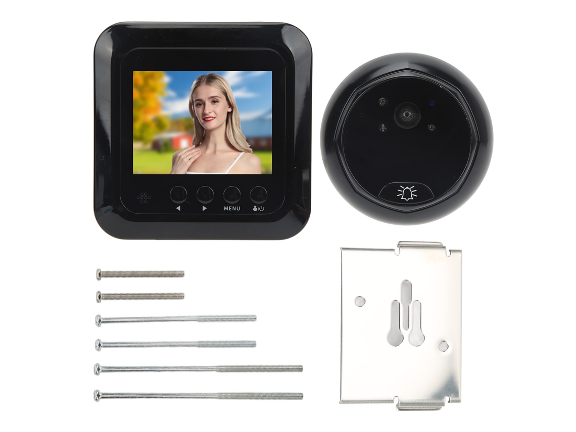 2,4 Polegadas 1mp Vídeo Olho Mágico Inteligente (ângulo Amplo De 160 Graus + Campainha Inteligente)
