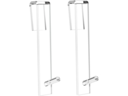 Ganchos Para Porta De Box Chuveiro, 2%, 18 Cm (7 Polegadas), Em Acríli