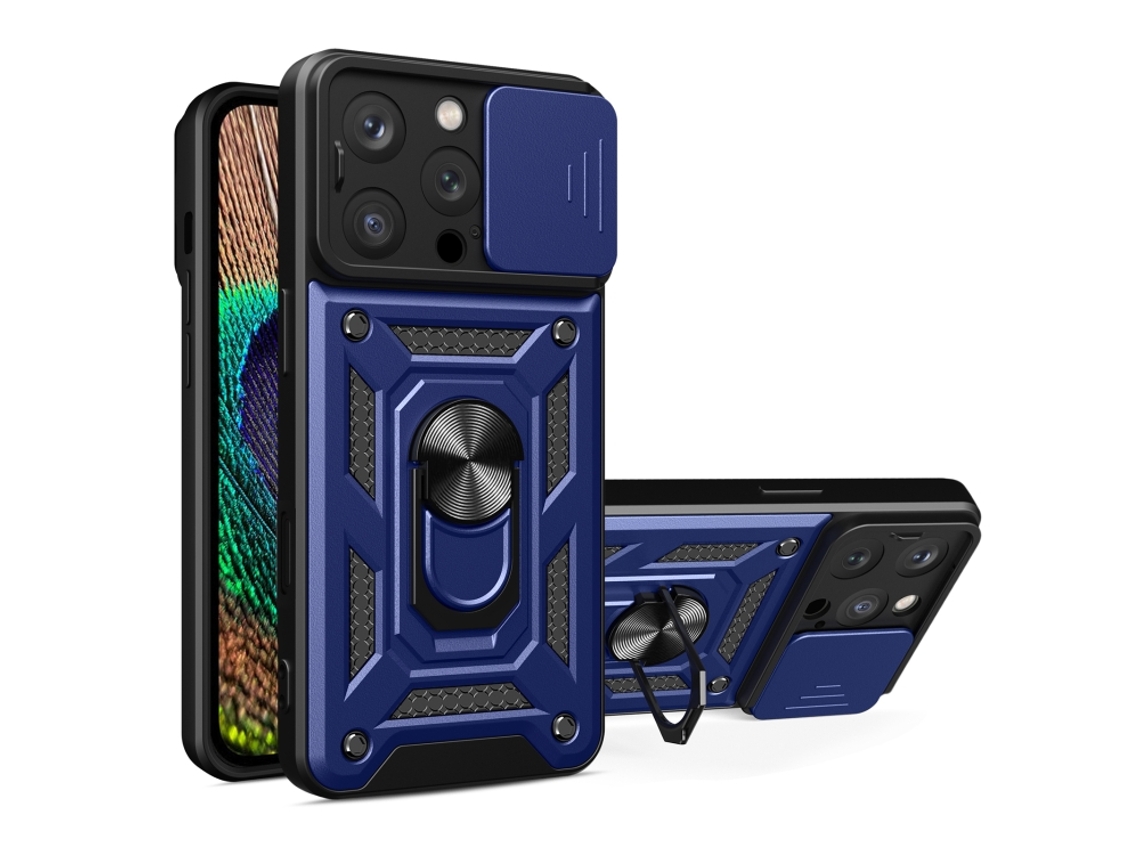 Capa Para Iphone 16 Pro - Tampa Deslizante Para Câmera - Tpu Pc