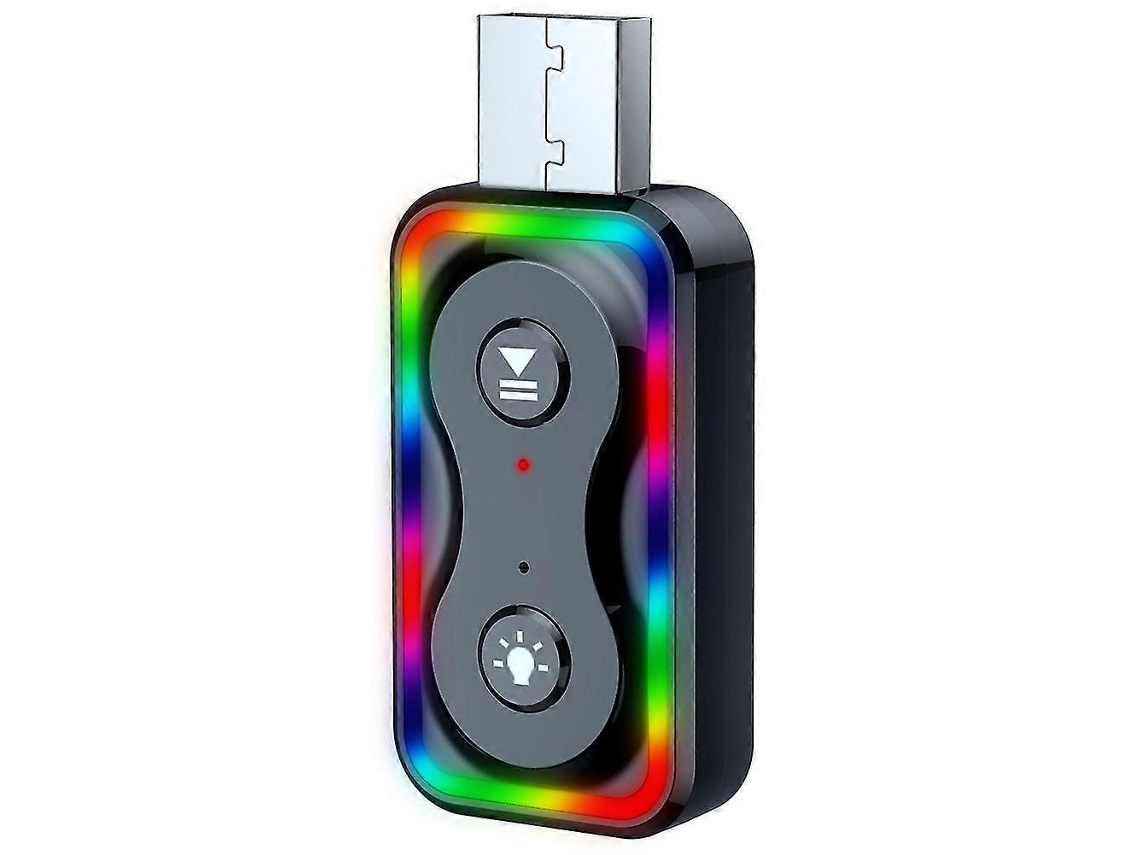 Adaptador Bluetooth Bt5.3 Para Carro Com Cabo Auxiliar De 3,5 Mm, Compatível Com Bluetooth 5.3, 5.0, 4.2 E 4.0 (transmissor E Receptor).