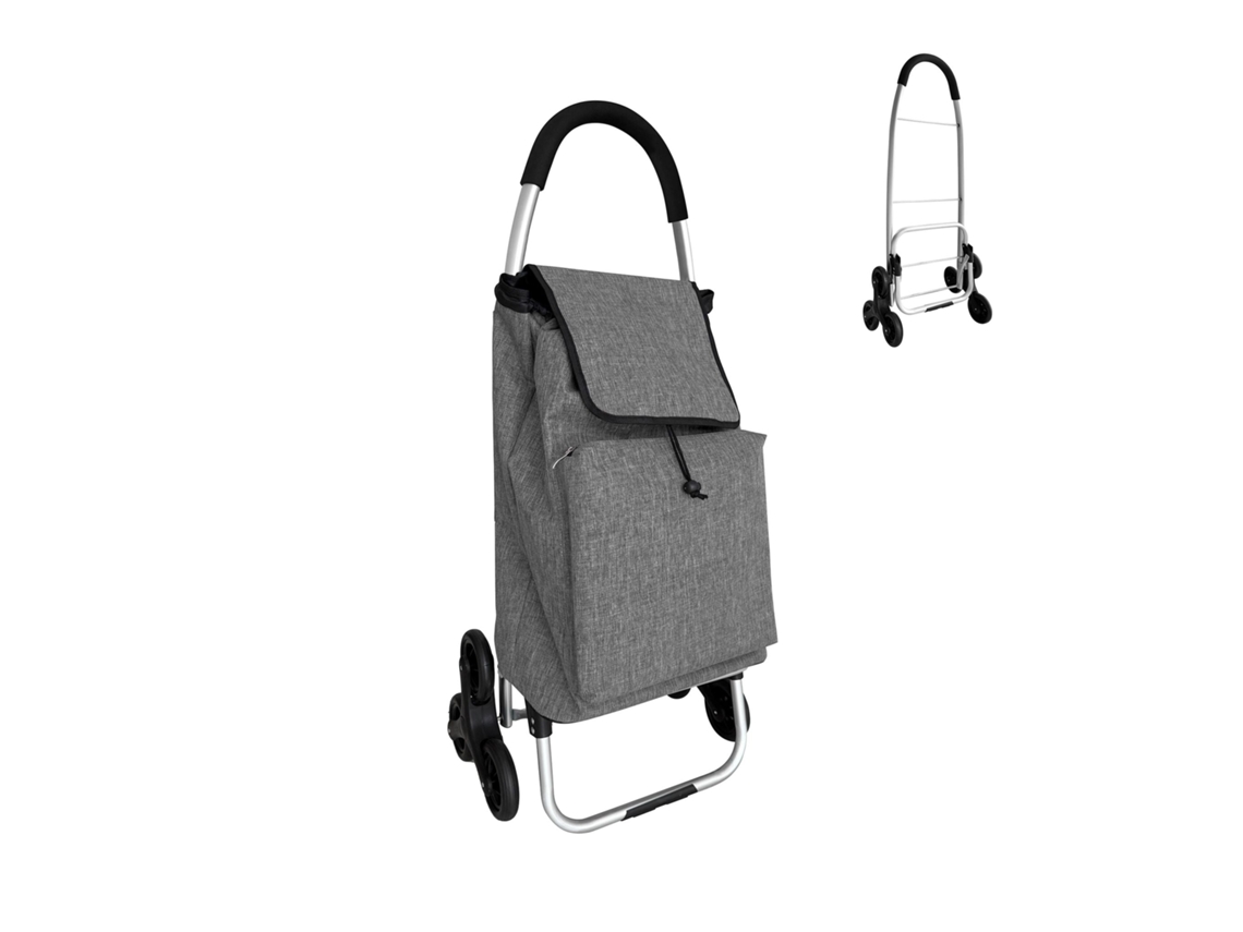 Carrinho De Compras Com Rodas Para Escadas E Bolsa Térmica