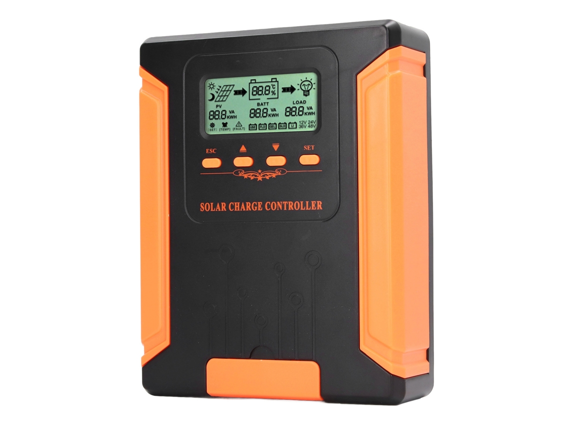 Controlador De Carga Solar Laxiscreed Com Entrada Até 180v Edisplay Lcd Para Monitorização Eficiente