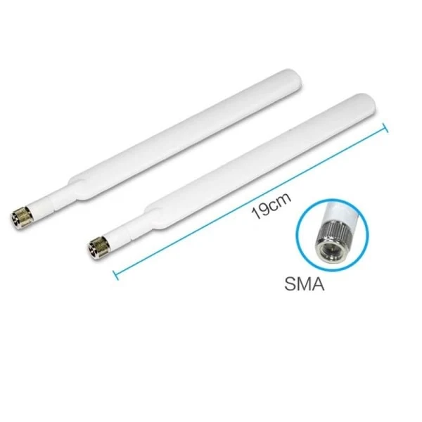 Antena Externa BRILVIBERA 4G para Roteador Huawei, pacote com 2 unidades, Branca