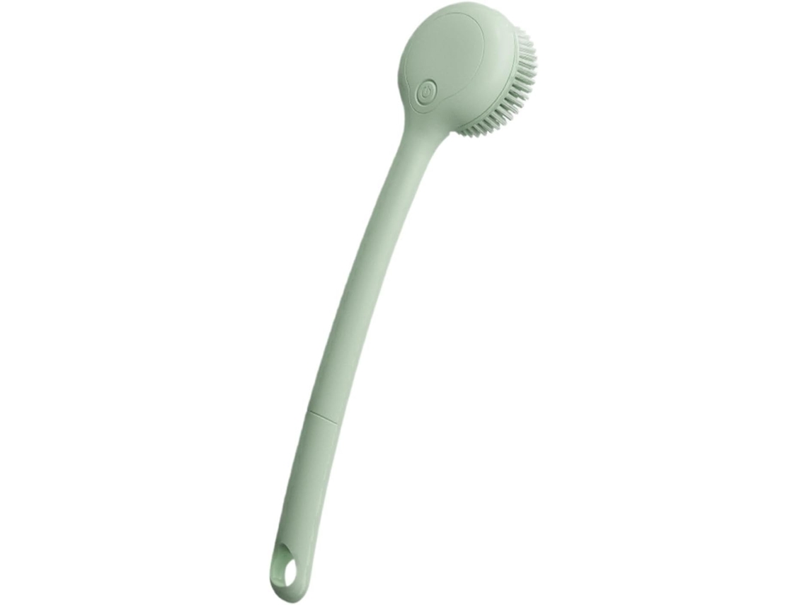 Escova Elétrica Para Corpo E Costas – De Banho O | Removível Com Cabo Longo Limpeza Corporal Recarregável