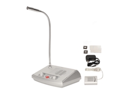 Aetheria sistema de Interfone de Janela com Alto falante Premium e Microfone Sensível para Banco Hospital 100‑240v Plug Us