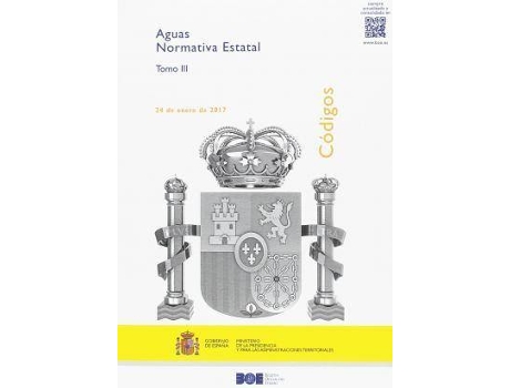Livro Código de Aguas Normativa Estatal de Boletín Oficial Del Estado (Espanhol)