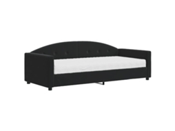 Daybed With Mattress, Daybed With Mattresses Vidaxl Preto Veludo (90 X 190 Cm)