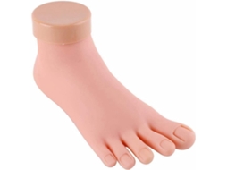 Modelo de pé em silicone SFUSHOS, prático para unhas