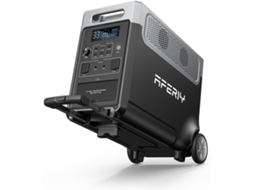 Gerador elétrico portátil 3600W, 3840Wh Bateria LiFePO4, Carga rápida 1,5h com App, Tomada UE 220-240V, UPS e Compatível com Solar