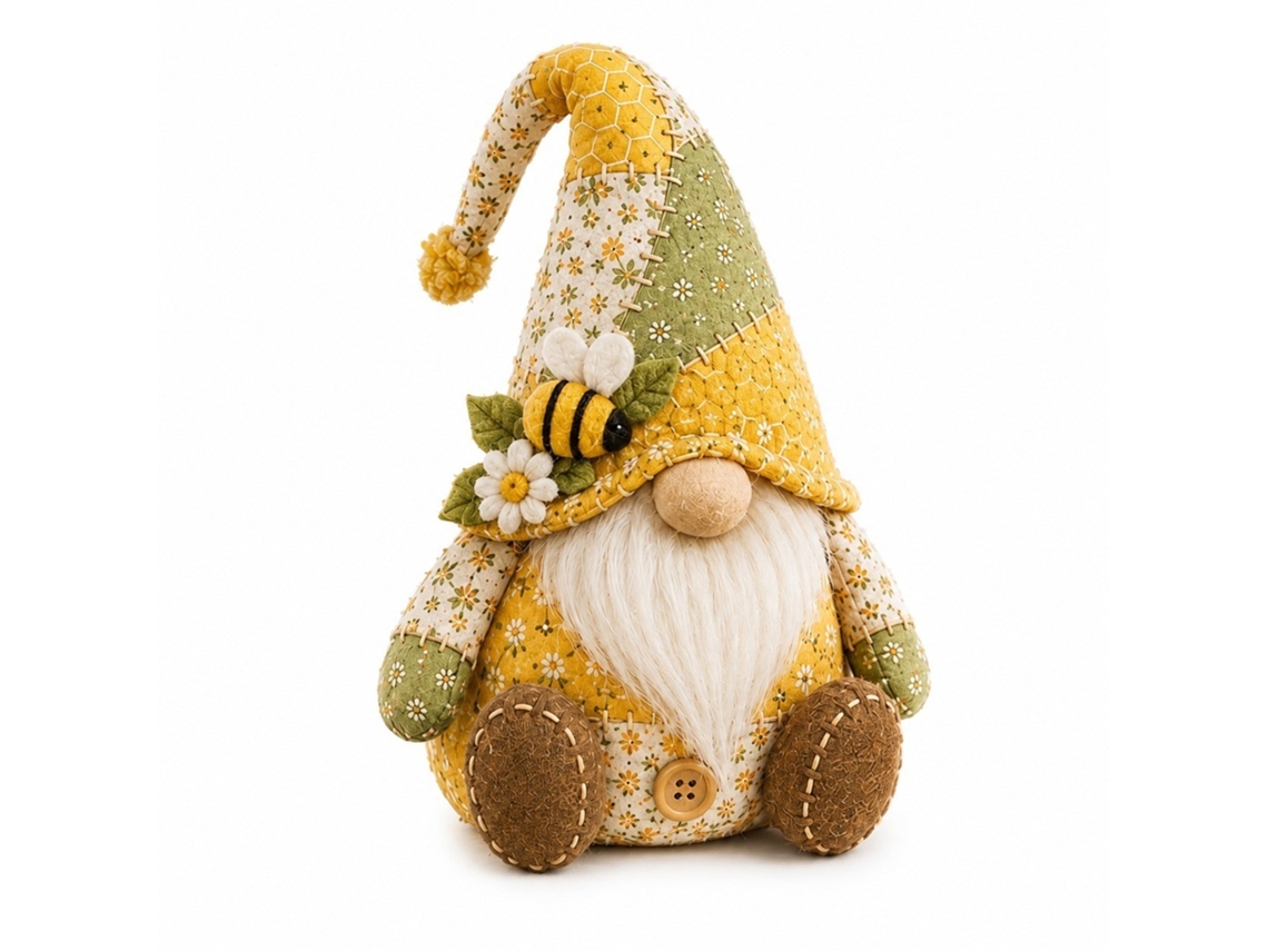 Kit De Costura E Patchwork (gnomo Margarida - Modelo 90)