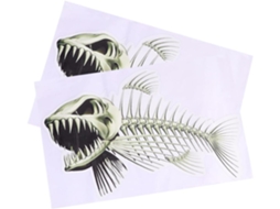 Adesivos De Pesca, 2 Unidades, Pvc