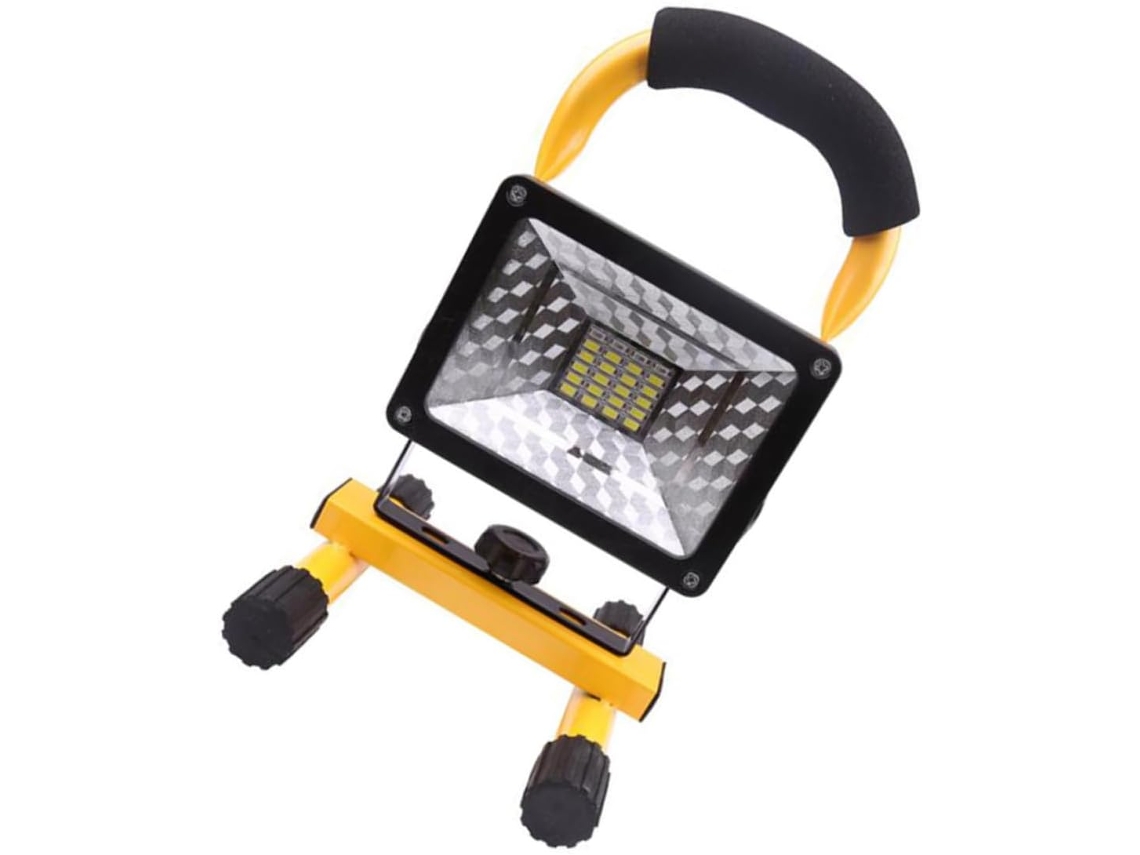 Lanterna De Trabalho Led Recarregável E À Prova D'água Com Foco Giratório Para Camping, Emergências, Canteiros De Obras E