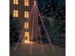 Vidaxl Led Árvore De Natal Interior Exterior 1300 Leds Colorido 8 M