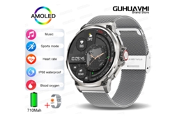 Relógio Inteligente Mdug Para Homens Com Rastreamento Gps, Chamada Bluetooth, Tela Hd De 1,85 Polegadas