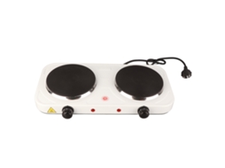 Laxiscreed Fogão Elétrico De 2000w Com Duas Bocas, Multifuncional E Ideal Para Cozinhas Compactas