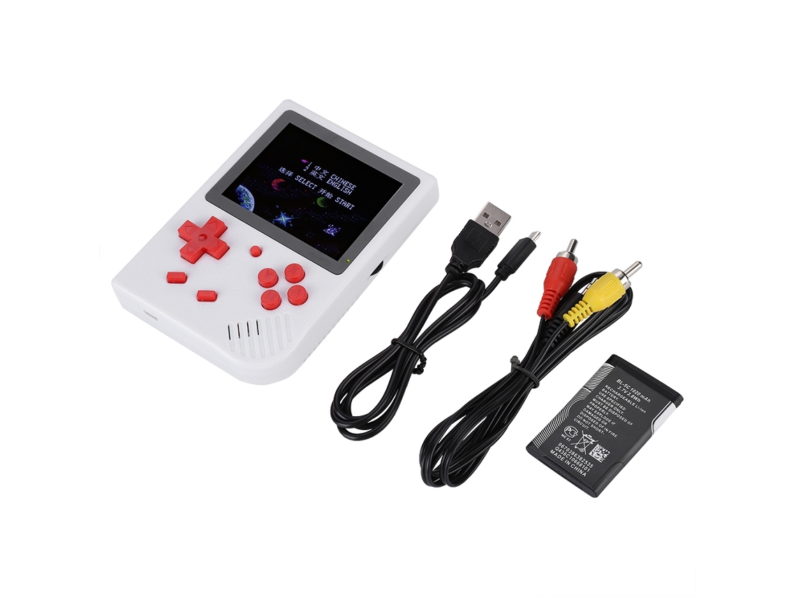 Console Portátil Com 500 Jogos Integrados Fácil De Transportar