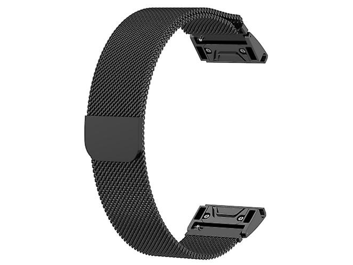 Bracelete para Garmin Fenix 6 / Fenix 7 Milanese Watch Band Preto VENISYMLIS