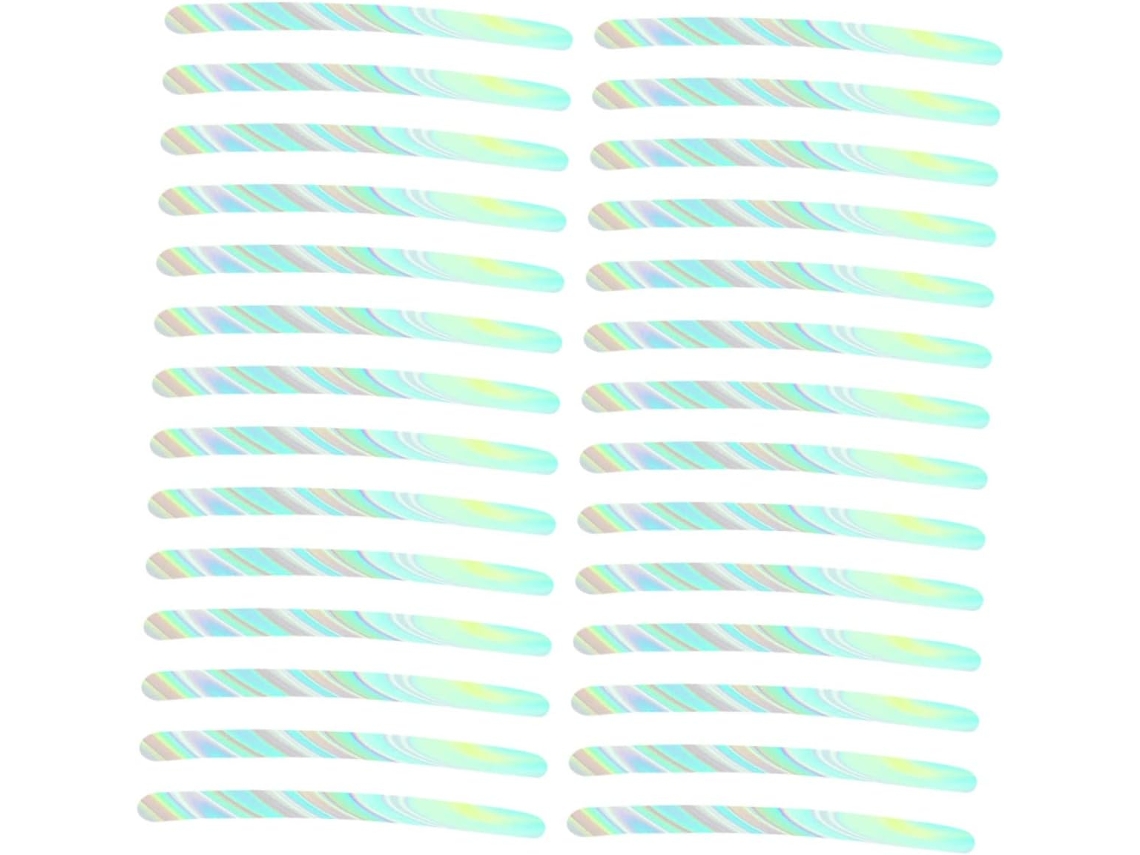 Conjunto De 40 Adesivos Refletivos Ganazono, Autoadesivos Em Papel E