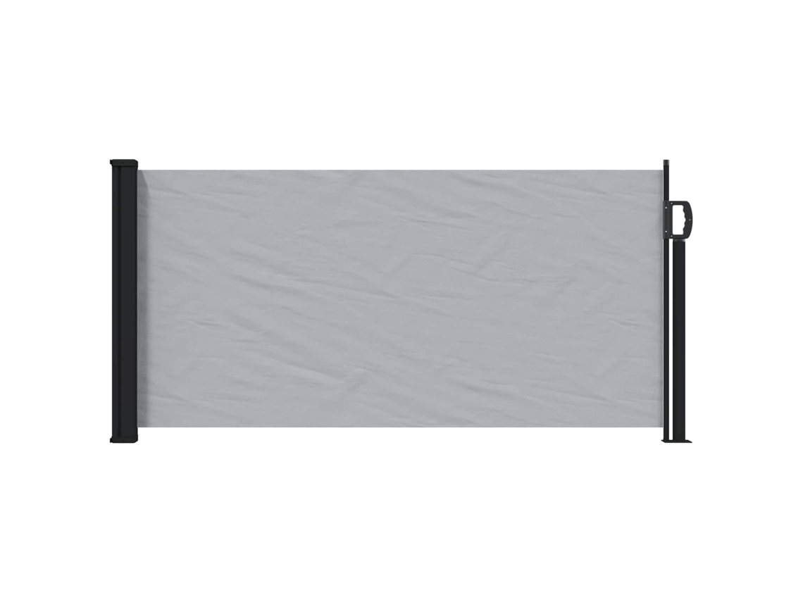 Conjunto 1 Toldo Retrátil Vidaxl Cinzento Poliéster (300 X 100 Cm)