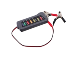 Testador De Bateria Automotiva De 12v Com Display Led E 6 Indicadores.
