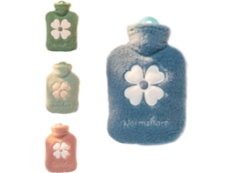 Bolsa De Água Quente De Pelúcia Cartoons Portátil Mini 1000ml-azul