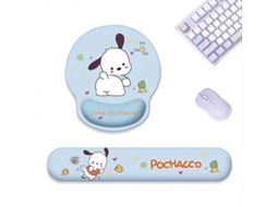 Almofada HEXINYIGJLY Apoio Punho Teclado Rato Espuma Memória para Gaming, escritório Cachorro Brincalhão | HEXINYIGJLY