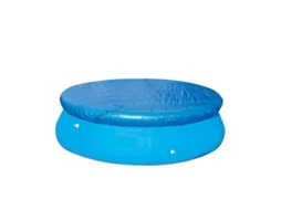 Capa Protetora Azul Para Piscina Redonda, Adequada Para Piscinas Com Um Diâmetro De 244 Cm (8 Pés).