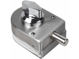 Fechadura De Segurança Antirroubo Para Porta Vidro 1012 Mm Com Trinco Em Aço Inoxidável Abertura/fechamento, Ideal Uso Doméstico, Hotéis, Es