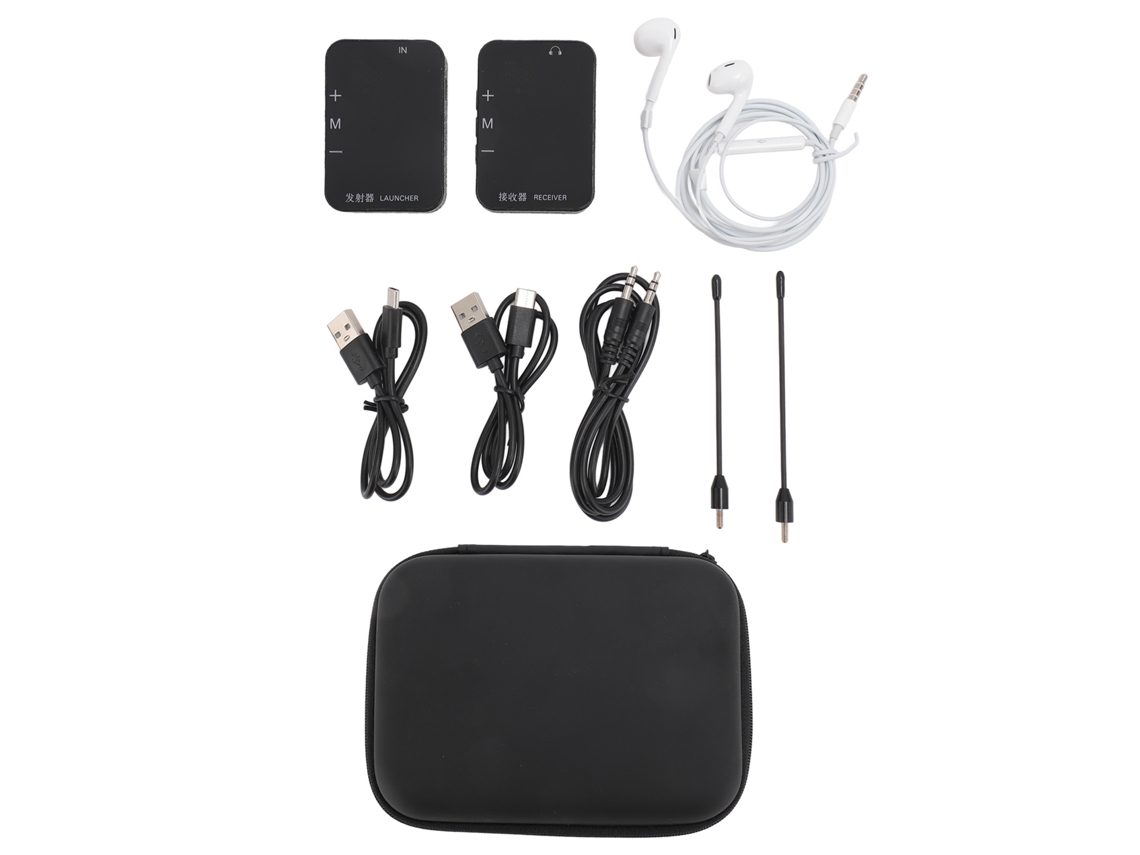 Sistema de Monitoramento Intra auricular Sem Fio EOOCOO (monitoramento Estéreo de Palco 2.4g)