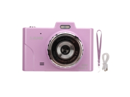 Câmera Digital Infantil Hd 48mp Tela Ips Roxa