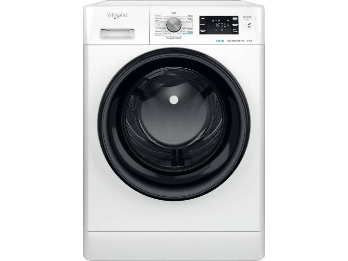 Máquina de Lavar Roupa WHIRLPOOL FFB 8469 BVSPT (Outlet Grade B - 8 kg - 1400 rpm - Branco)